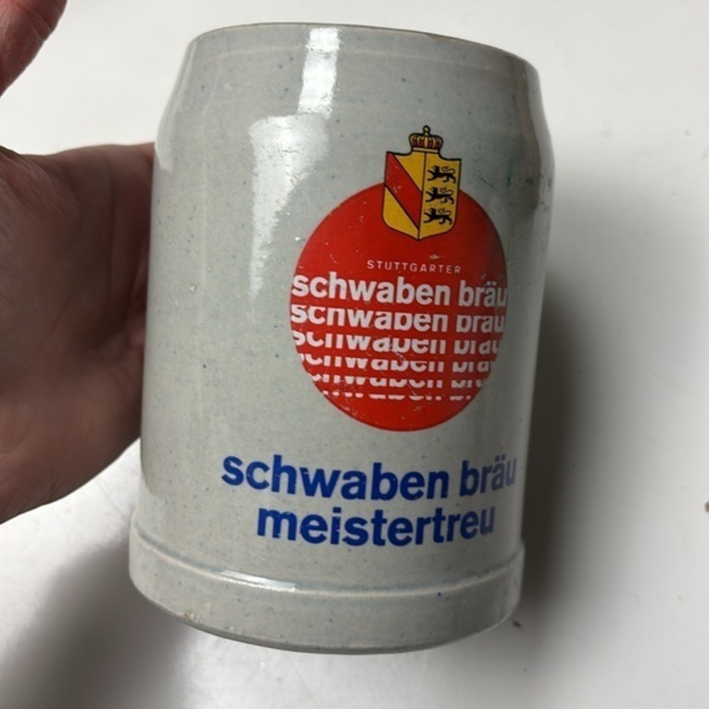 Schwaben Brau Meistertreu beer stein made in Germany